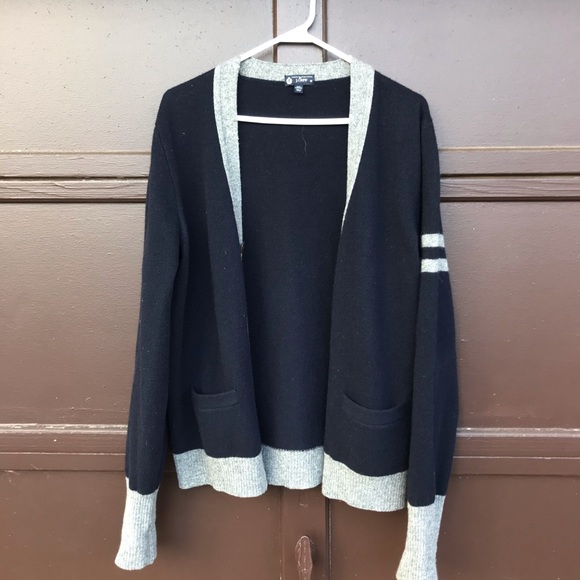 J. Crew Other - Navy Blue J Crew Wool Cardigan